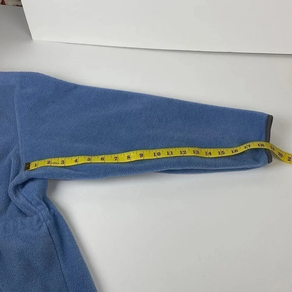 2/$25 Light blue dad fisherman grandmacore boyfriend boxy sweater size large - Picture 4 of 9